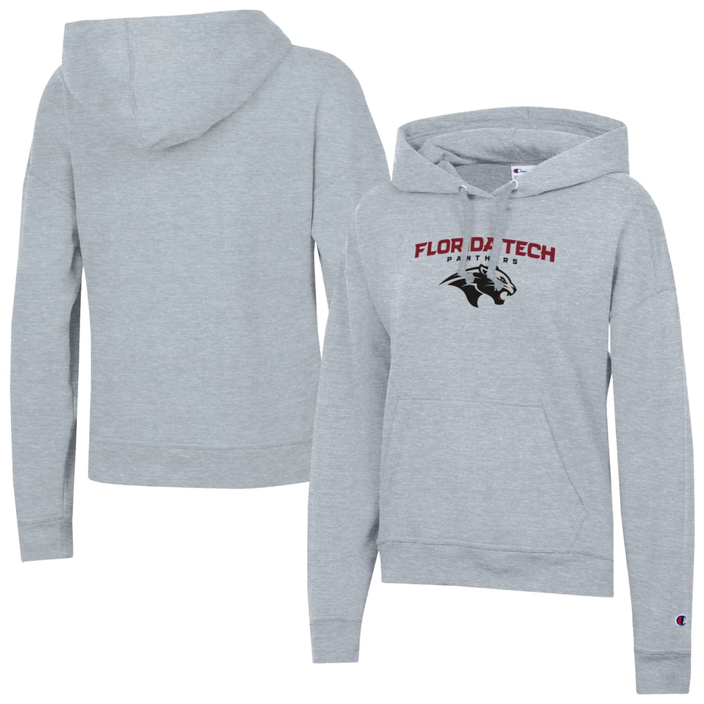  Florida Tech Panthers Champion Women's Powerblend Fleece Pullover Hoodie - Gray